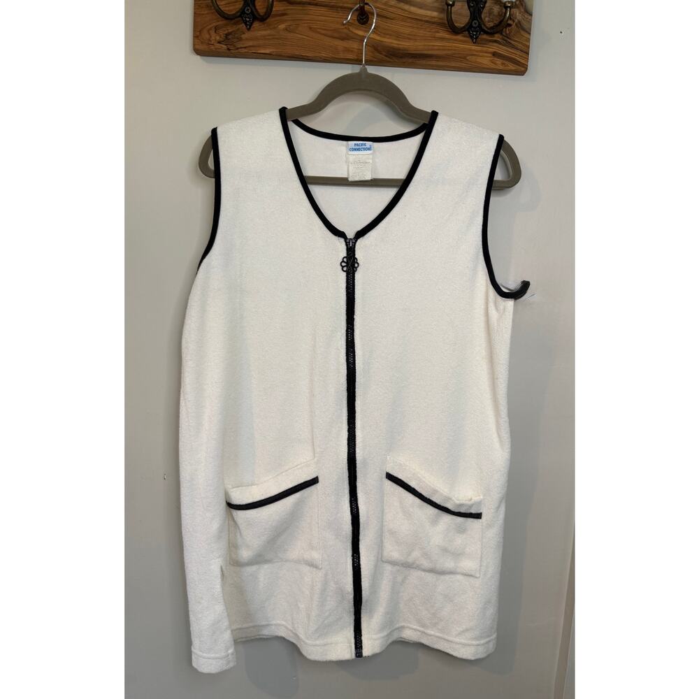 Vintage terry cloth swim coverup sz M